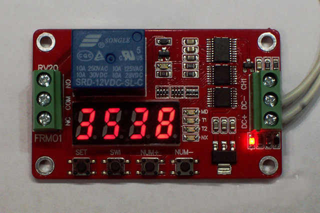 Relais temporisé retardateur 12v programmable 1 seconde a 270 h timer ECLATS DESTOCKAGE