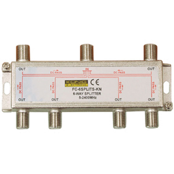 Repartiteur f satellite 6 voies fc 6splt st kn 5mhz 2400mhz fc 6splt st kn ECLATS DESTOCKAGE