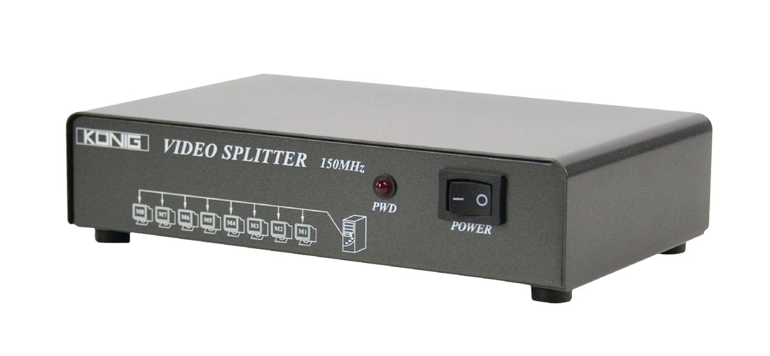 Repartiteur vga professionnel 8 ports könig cmp-splitvga30 ECLATS DESTOCKAGE
