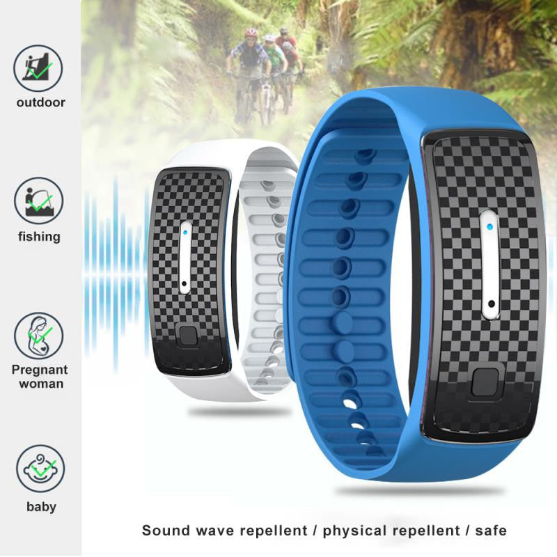 Repousse anti moustique bracelet repousseur ultrason répulsif insecte paludisme dengue chikungunya ECLATS DESTOCKAGE