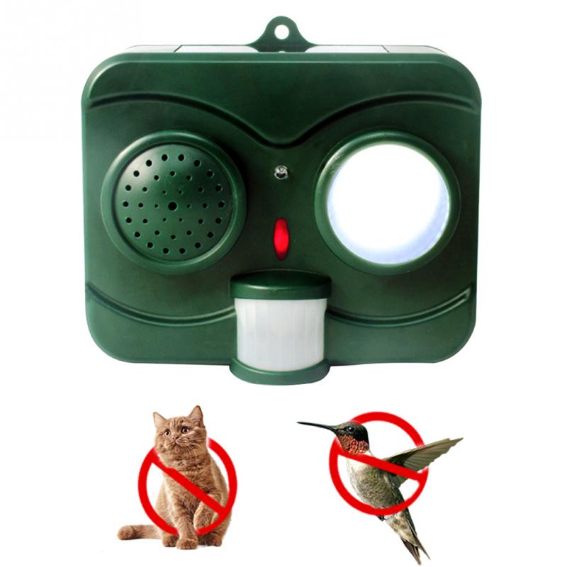 Repousse oiseau repulsif pigeon chauves-souris sur pile balcon Flash Lumineux detecteur infrarouge ECLATS DESTOCKAGE