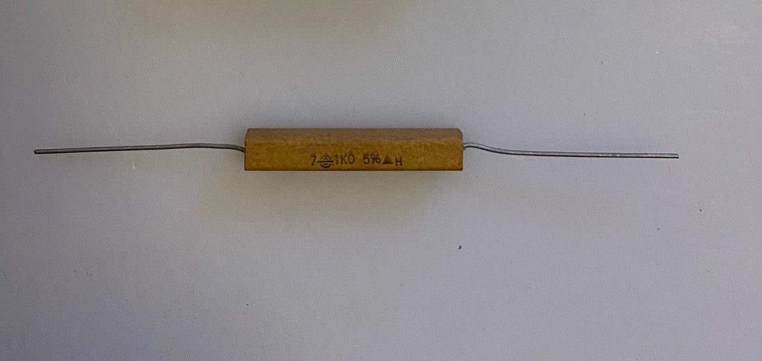 Resistance bobinée axial 250v cémentée 5w 1000 ohms rebc5w1kr REBC5W1KR ECLATS DESTOCKAGE