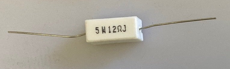 Resistance bobinée cémentée 5w 12 ohms rebc5w12r ECLATS DESTOCKAGE