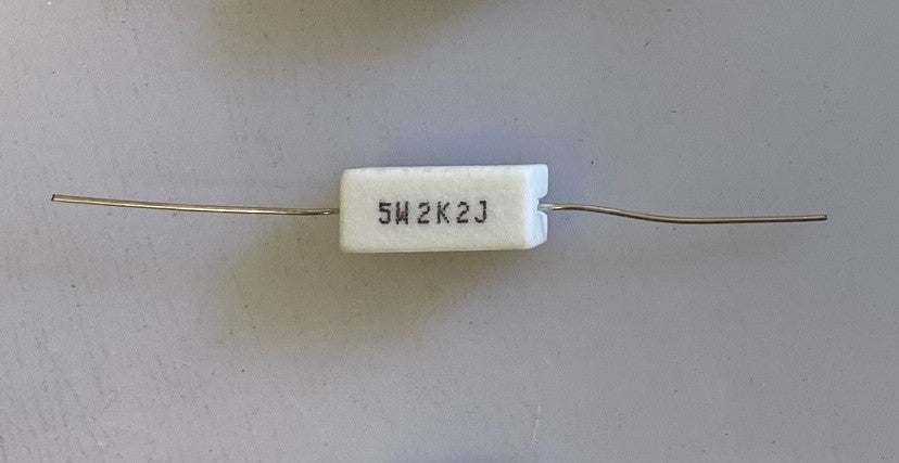 Resistance bobinée cémentée 5w 2.2 kohms rebc5w2k2r ECLATS DESTOCKAGE