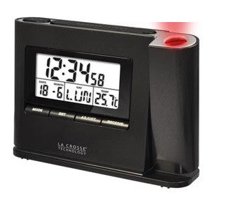 Reveil la crosse projection heure radio mur plafond affichage temperature ECLATS DESTOCKAGE