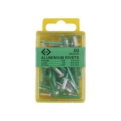 Rivets aluminium 3.15x12mm par boite de 50 pièces ouckt3819a415 ECLATS DESTOCKAGE