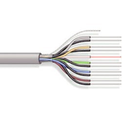 Rouleau cable 100 m 3 paires rigide ø 4,4mm téléphonie rond gris type syt1 3p awg24 fisyt13p ECLATS DESTOCKAGE