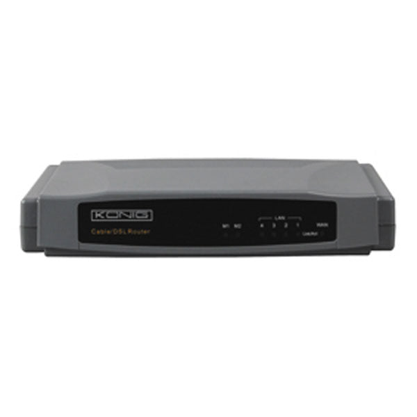 Routeur large bande 4 ports könig cmp router12 ECLATS DESTOCKAGE