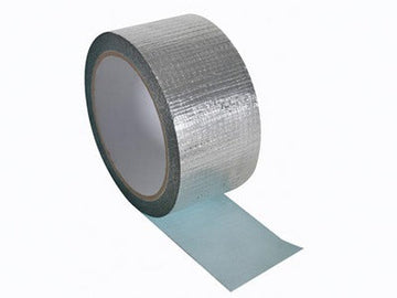 Ruban adhesif aluminium renforce 50mm x 10m toile américaine grise cable chauffant anti gel ECLATS DESTOCKAGE