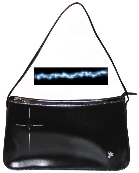 Sac feminin electrifie 100 000v transport de fonds alarme sirene 105db telecommande ECLATS DESTOCKAGE