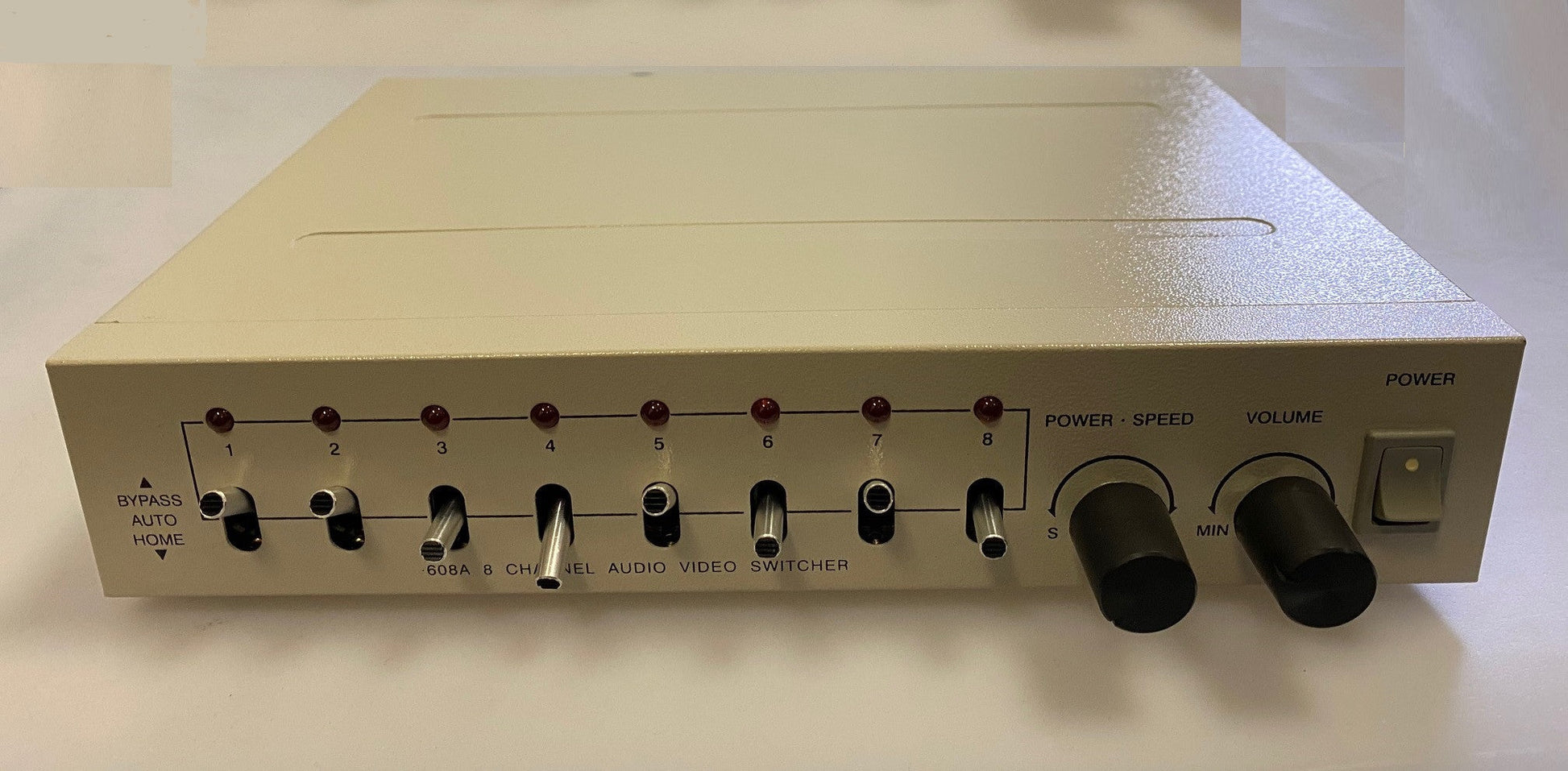 Selecteur video 8 canaux audio YL-608A AUDIO surveillance selection ECLATS DESTOCKAGE