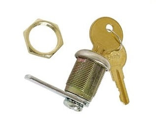 Serrure a cle cylindre barillet boite au lettre batteuse perçage 19mm 22m ECLATS DESTOCKAGE