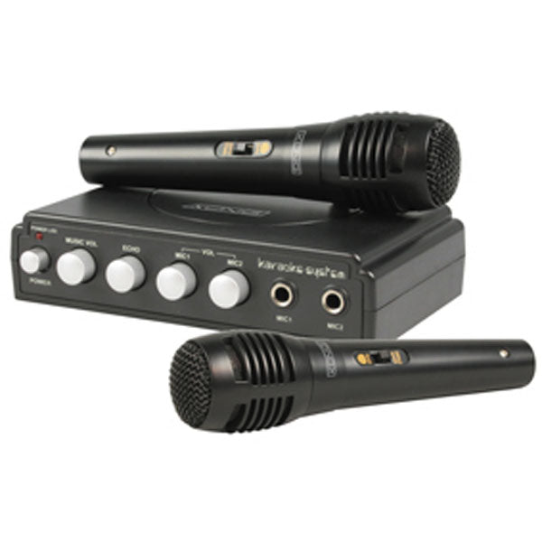 Set karaoke hav-km10 2 micros sono mixeur microphone musique disco mixage son sonorisation ECLATS DESTOCKAGE