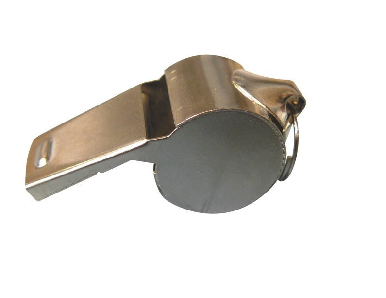 Sifflet métal police militaire à roulette bille tonalité haute arbitre ambiance fete ECLATS DESTOCKAGE