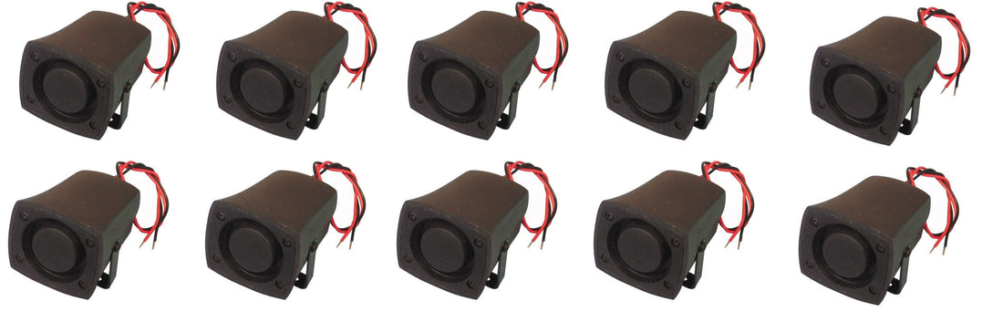 10 Sirènes 105db 6v 7v 8v 9v 10v 11v 12v 13v 14v 15v 16v 17v 18v 19v 20v 21v 22v 23v 24v etanche sonore ECLATS DESTOCKAGE