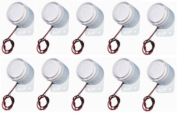 10 Sirene 108db a-47p 5v 6v 7v 8v 9v 10v 11v 12v hurleur electronique puissant ECLATS DESTOCKAGE