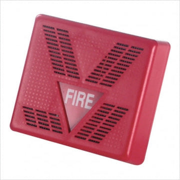 Sirene alarme electronique 108db 12/24vcc 50ma rouge interieure agree incendie systeme alarme sonore ECLATS DESTOCKAGE