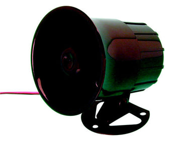 Sirene alarme electronique 114db 6v 7v 8v 9v 10v 11v 12v 20w police americaine us noire ES86T ECLATS DESTOCKAGE