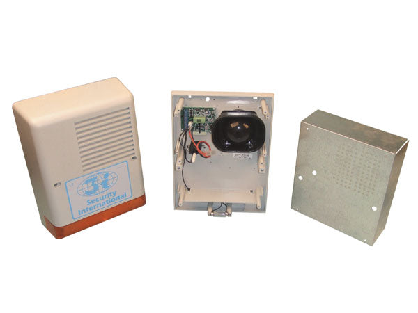 Sirene alarme electronique 120db 12vcc 15w sir270 exterieure autoalimentee flash anti sabotage ECLATS DESTOCKAGE
