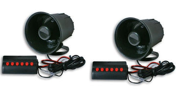 2 Sirene electronique 12v police americaine usa fbi 6 tons bateau pompier camion ambulance klaxon us ECLATS DESTOCKAGE