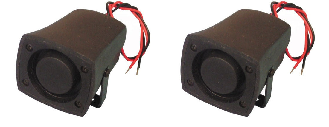 2 Sirènes etanche alarme electronique sonore 110db sv/ps1 6v 7v 8v 9v 10v 11v 12v 13v ms102 ECLATS DESTOCKAGE