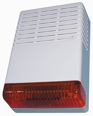 Sirene exterieure etanche autoalimentee BS-2-50W 118db 12v alarme sonore securite ECLATS DESTOCKAGE
