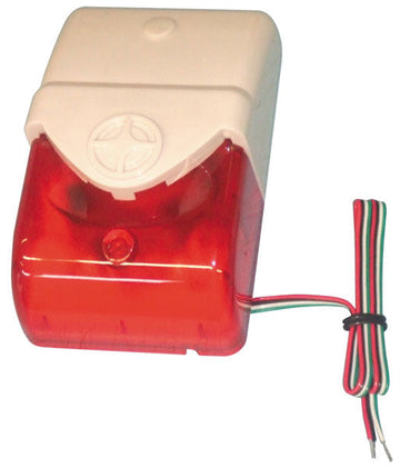 Sirene flash 6v 7v 8v 9v 10v 11v 12v 13v 14v 15 110db sv/psl3r stroboscope etanche signalisation ECLATS DESTOCKAGE