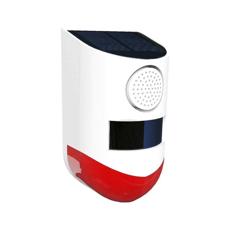 Sirene solaire exterieure etanche flash detecteur presence et batterie pour chevaux ânes poneys vaches moutons agneaux SSBIR ECLATS DESTOCKAGE