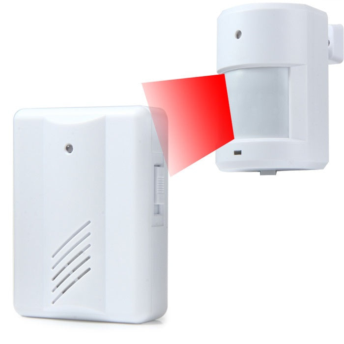 Sonnette alarme detection mouvement pir recepteur hf carillon infra rouge YF-0155 433MHZ ECLATS DESTOCKAGE