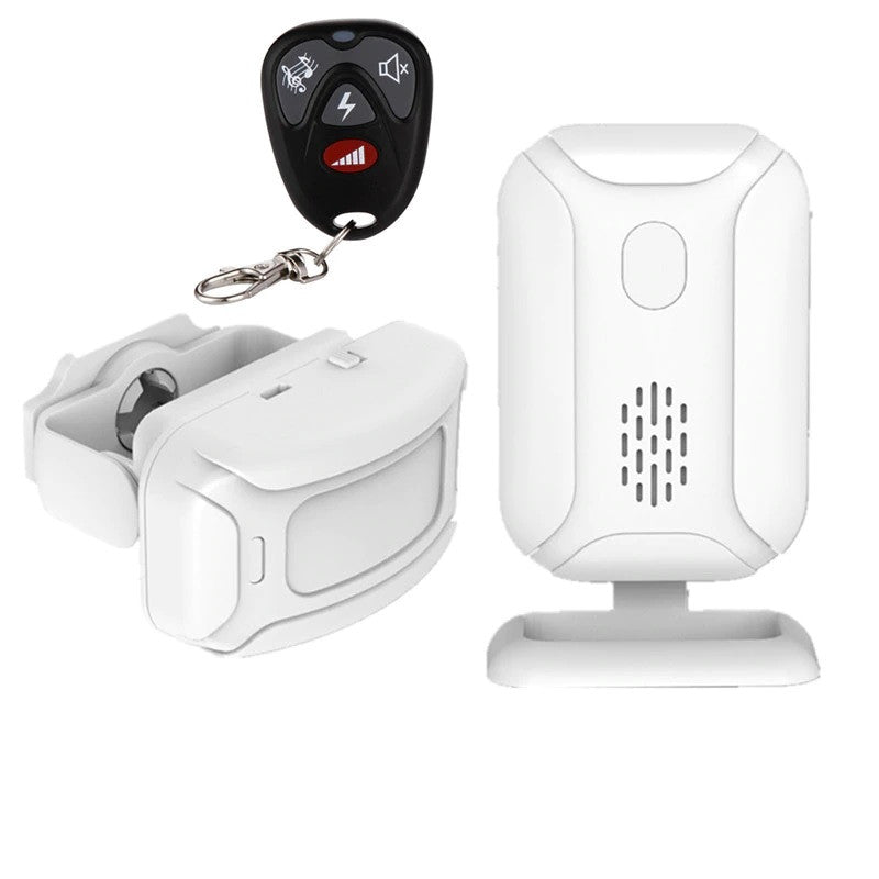 Sonnette sans fil 280m alarme detection mouvement pir carillon infra rouge 1 telecom ECLATS DESTOCKAGE