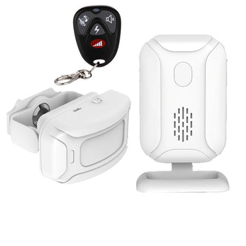 Sonnette sans fil 280m alarme detection mouvement pir carillon infra rouge 1 telecom ECLATS DESTOCKAGE