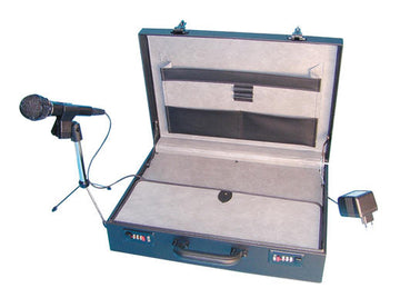 Sonorisation portable pour démonstrateur (amplificateur, haut parleur, microphone, pied de micro) ECLATS DESTOCKAGE