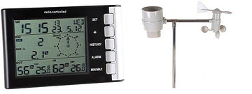 Station meteo horloge capteur anemometre pluie ws1070 pluviometre thermometre hydrometre ECLATS DESTOCKAGE