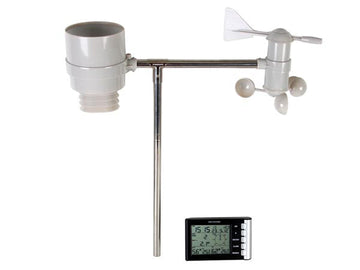 Station meteo horloge capteur eolien anemometre ws1060 pluviometre thermometre hydrometre ECLATS DESTOCKAGE