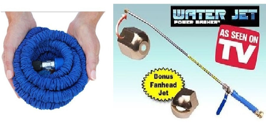 Stretch hose 7,5m tuyau extensible + water jet ECLATS DESTOCKAGE