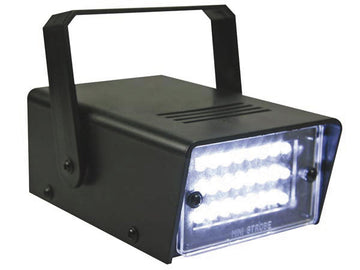 Stroboscope miniature a led blanches  24 led effet eclairage lumineux vdll24st velleman ECLATS DESTOCKAGE