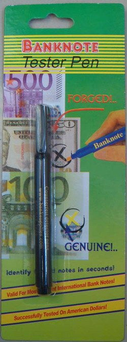 Stylo pour faux billet feutre testeur detecteur 14 devises euro usd detection detector ECLATS DESTOCKAGE