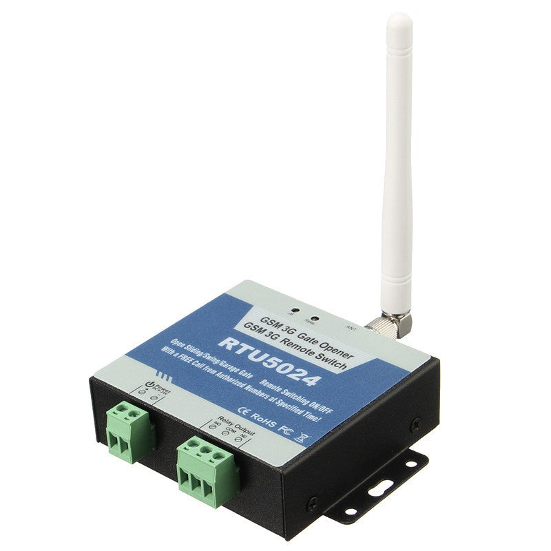 Système d ouverture de garage rtu5024 12v 200 utilisateurs commande gsm 1 entrée 1 sortie + antenne ECLATS DESTOCKAGE