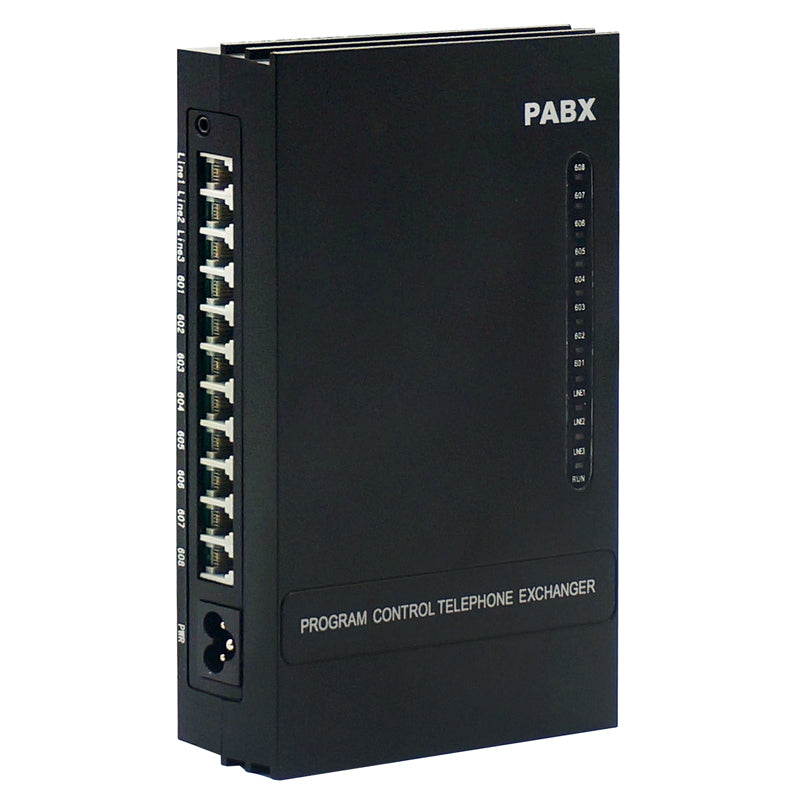 Système téléphonique PBX à clé hybride pour bureau et maison avec logiciel de gestion PC MK308 ECLATS DESTOCKAGE