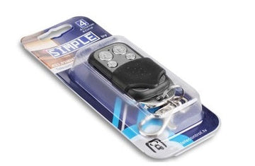 Télécommande 4 boutons 433.92mhz pour ouverture de portail et porte de garage ECLATS DESTOCKAGE