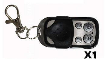 Telecommande 4 boutons universelle clone 433 MHZ porte de garage beside bezap portail alarme ECLATS DESTOCKAGE