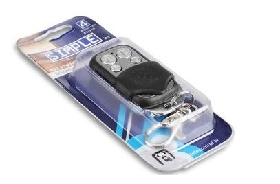 Télécommande a 4 boutons 433.92mhz ouverture de portail et porte de garage ECLATS DESTOCKAGE