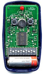 Télécommande flo2 nice portail 2 canaux 433,92mhz radio servo programmable par dip ECLATS DESTOCKAGE