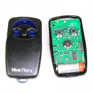 Télécommande nice flo2 2 boutons 433.920 mhz sans interrupteur ECLATS DESTOCKAGE
