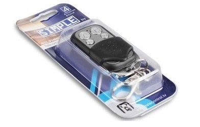 Télécommande petite jolly portail garage 4 boutons a b 433.92mhz ECLATS DESTOCKAGE