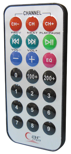 Telecommande pour fmtrans transmetteur emetteur sans fil radio fm mp3 voiture clef usb remote sd/mmc ECLATS DESTOCKAGE