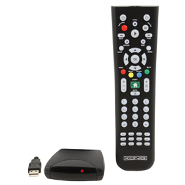 Télécommande rf media center könig cmp-mediarem12 controle pc a distance 5 touches ECLATS DESTOCKAGE