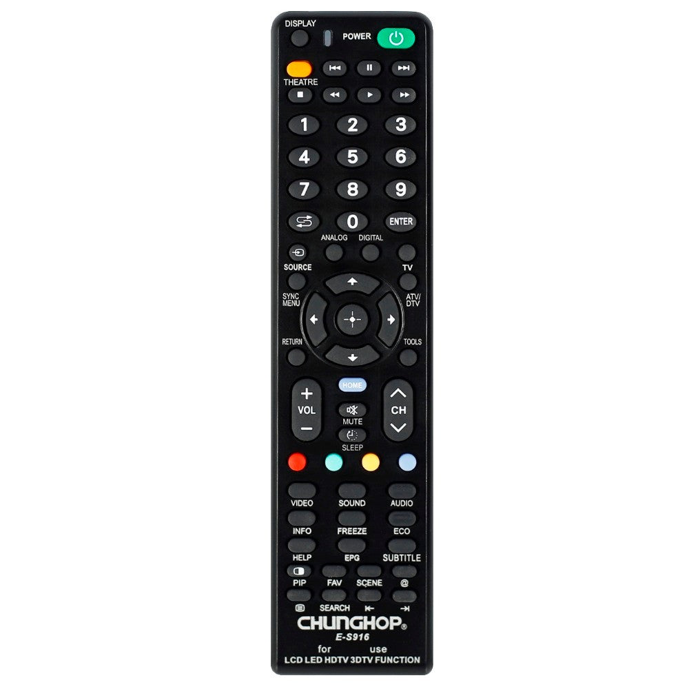Telecommande universelle e-s916 pour television sony lcd led hdtv ECLATS DESTOCKAGE