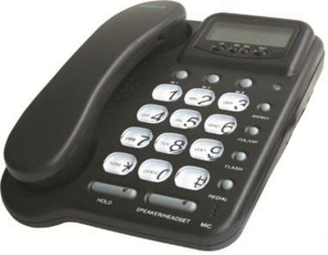 Telephone filaire pabx ecoute amplifie main libre 20 no (casque en option) amplificateur memoire ECLATS DESTOCKAGE