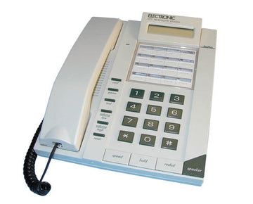 Telephone main libre filaire 2 voies lcd pour pabx 12l48p gt kt3000sp telephonie autocom - ECLATS DESTOCKAGE